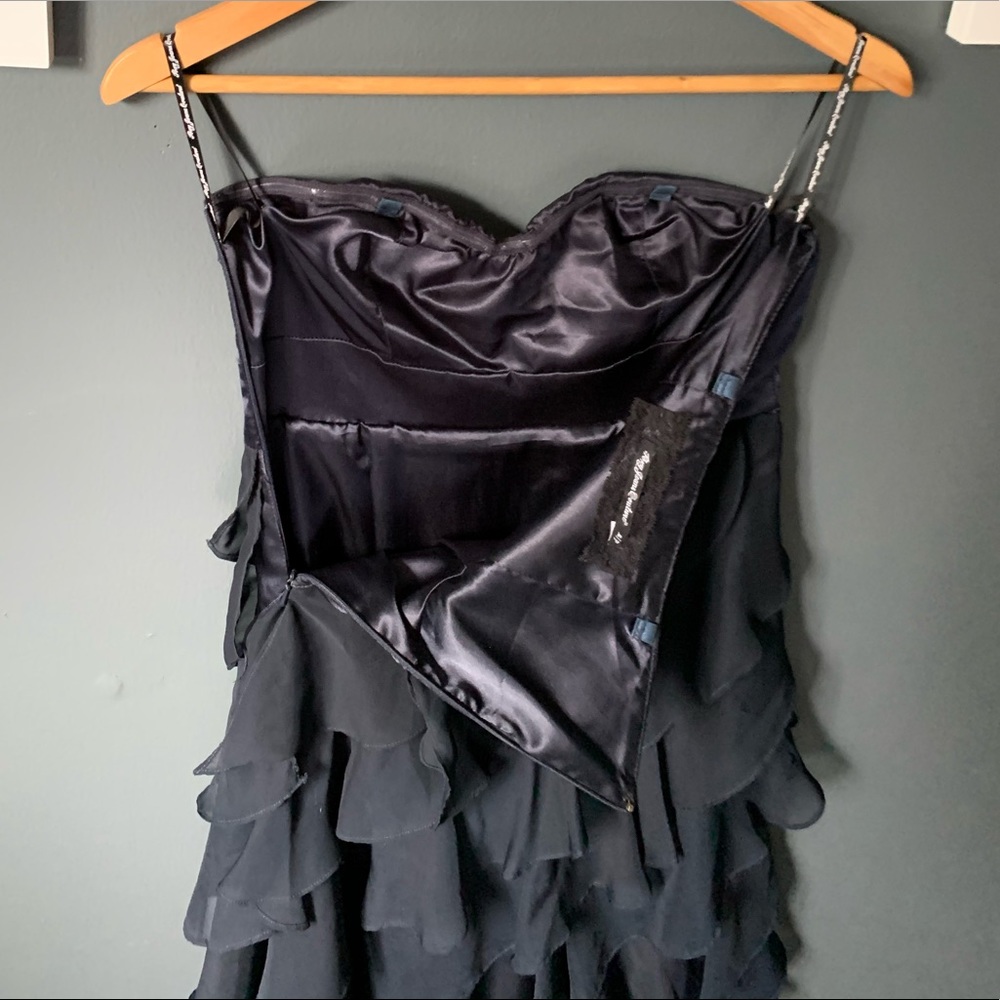 Foxy Jeans Couture navy waterfall dress